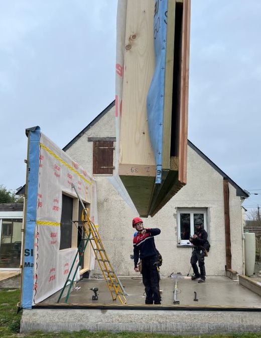 extension TYPE TOITURE TERASSE BOIS